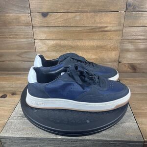 Greats Union Shoes Mens Size 6 Blue Leather Lace Up Low Retro Sneakers Comfort